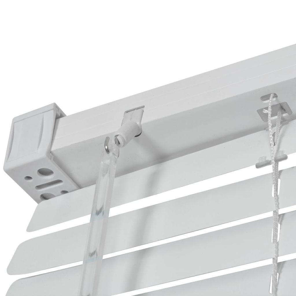 Window Blinds Aluminium 100x160 cm White